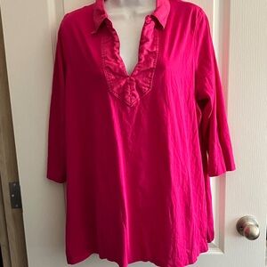 Polo by Ralph Lauren Fuchsia Tunic Top